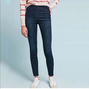 EUC Anthropologie Pilcro & the Letterpress Skinny Denim Legging Jeans Blue 25